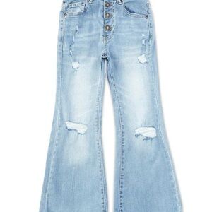 NWOT Jessica Simpson Blue Flare Wide Leg Jeans